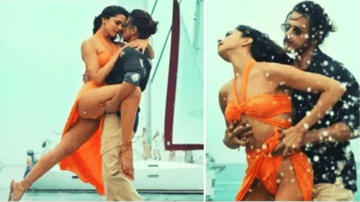 Shahrukh Khan Deepika Padukone film Pathaan song Besharam Rang cross 100 million views in 10 days