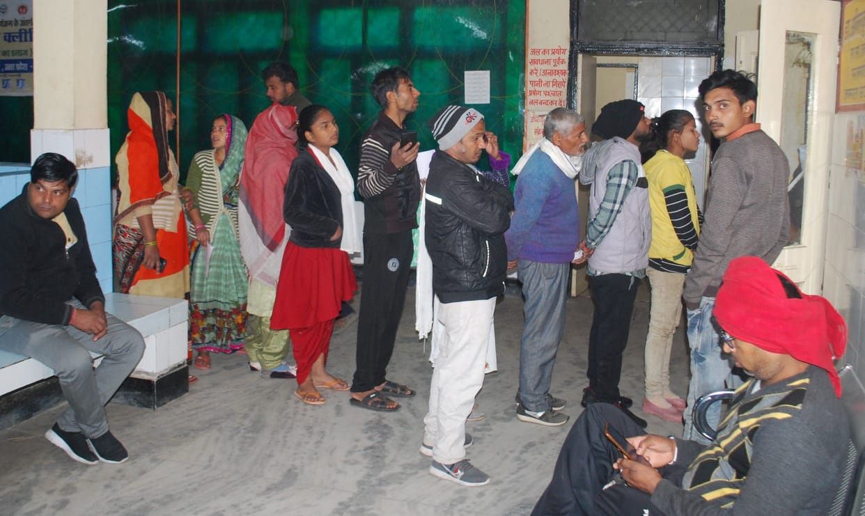 Hathras: Fear of corona kept haunting due to cold and fever