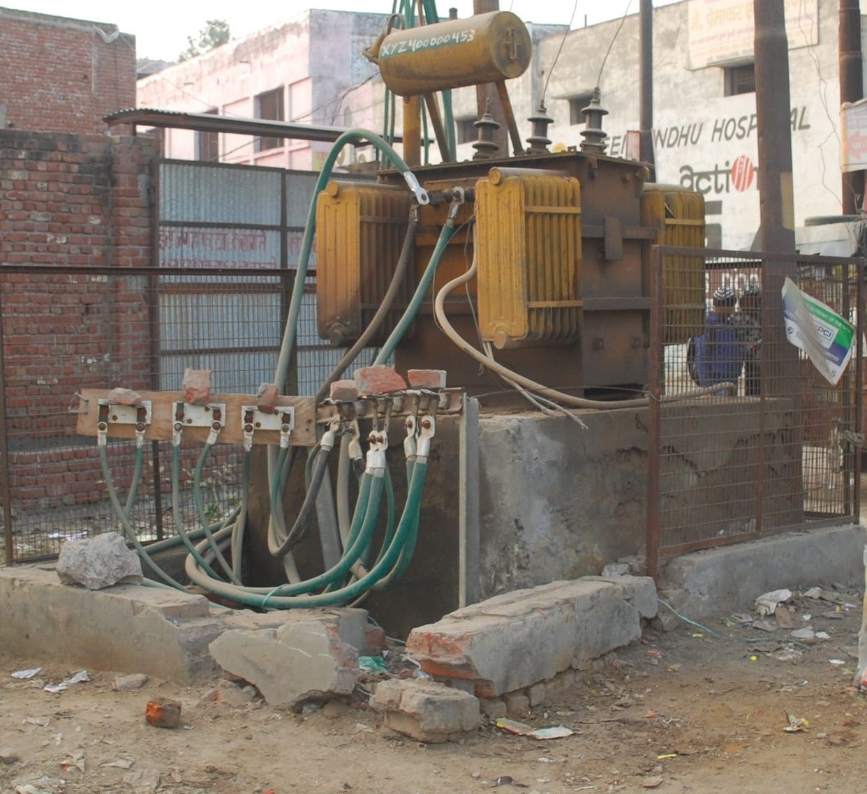 Dilapidated poles dangling wires power system of Hathras is poor