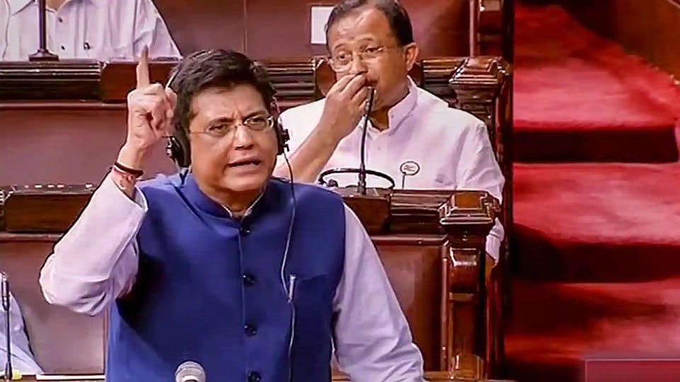 Piyush Goyal withdraws remark on Bihar, says no intention to insult state its people