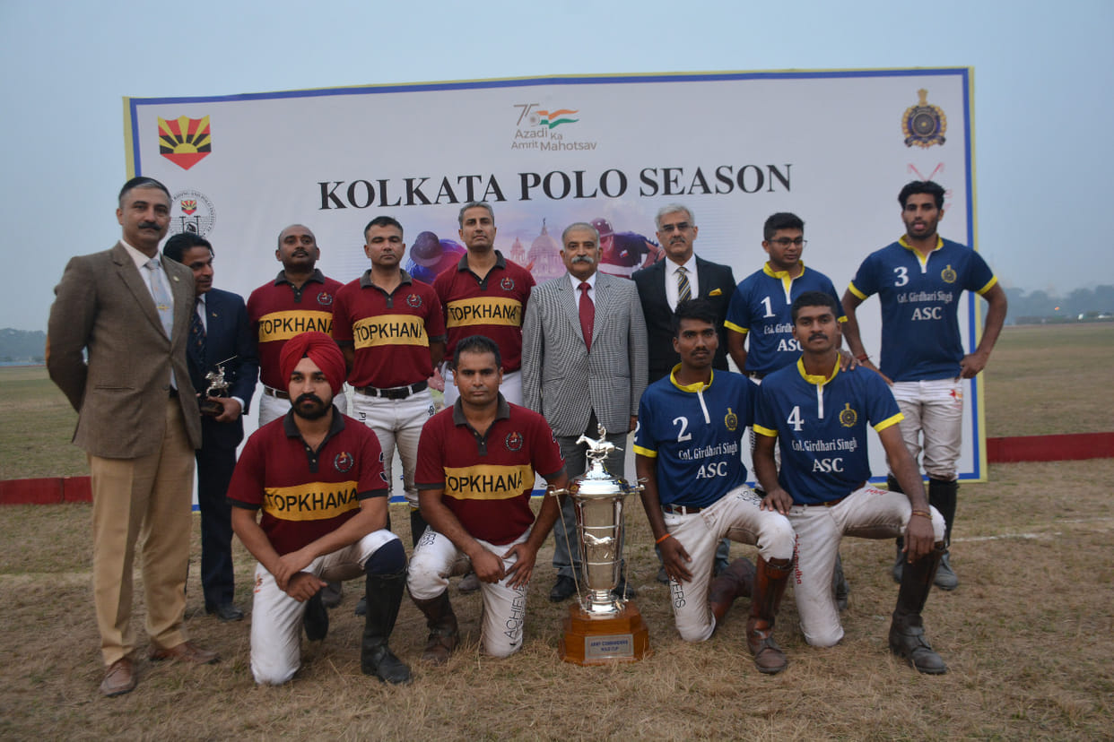 Army Commanders Polo Cup 2022 ASC team and Armored Corps Artillery became joint winners final match drawn