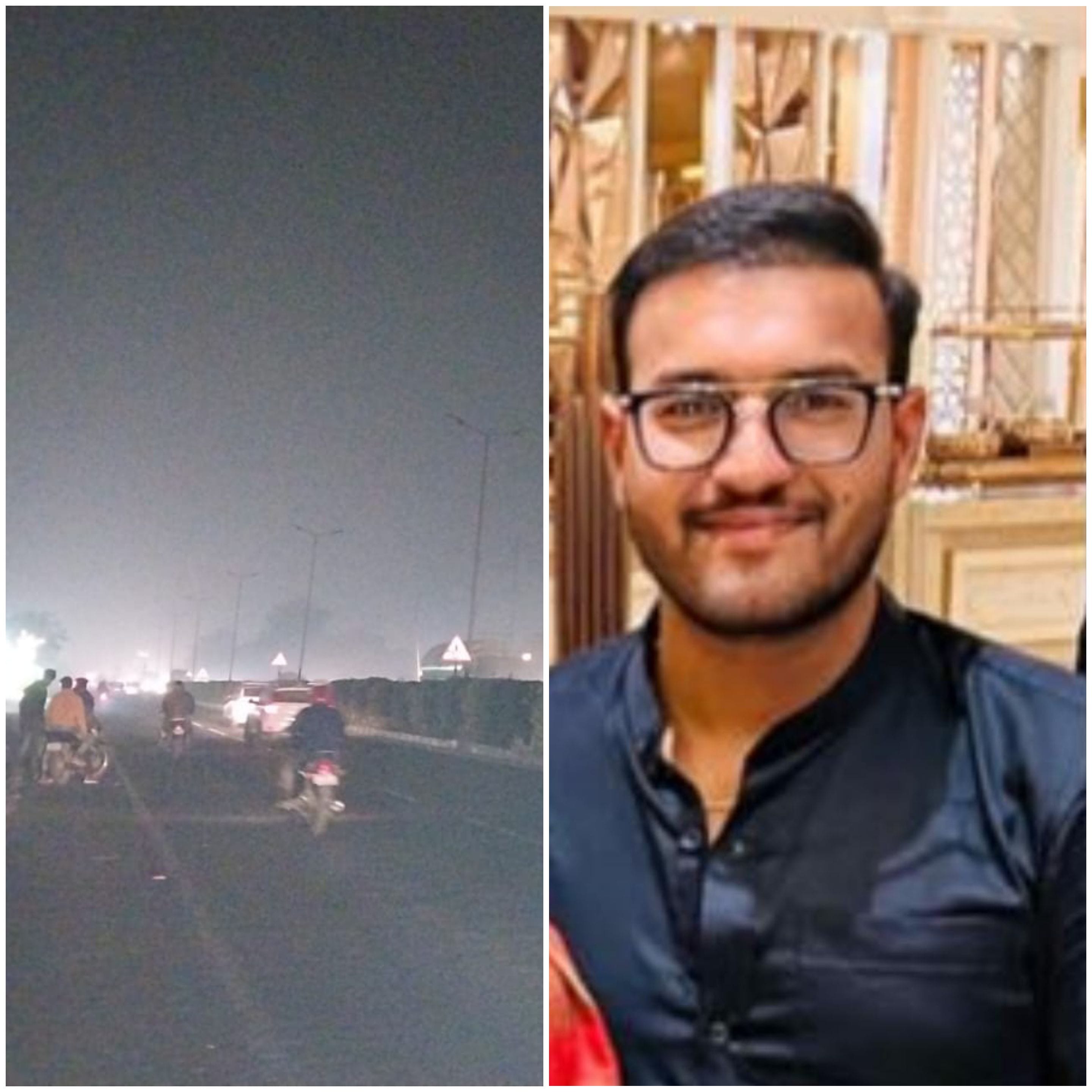 Bjp leader nephew dies in an accident in Meerut last night