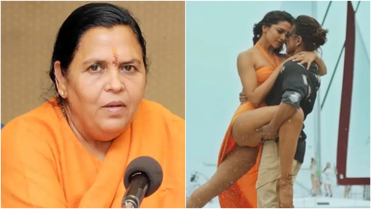 Pathaan Controversy Uma Bharti said shah rukh khan responsible for hatred saif ali khan aamir also targeted