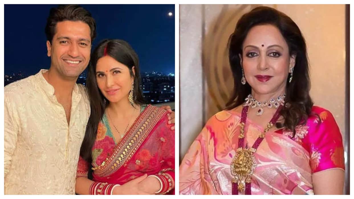 Vicky Kaushal showers love on Katrina Kaif compares her to dream girl Hema Malini