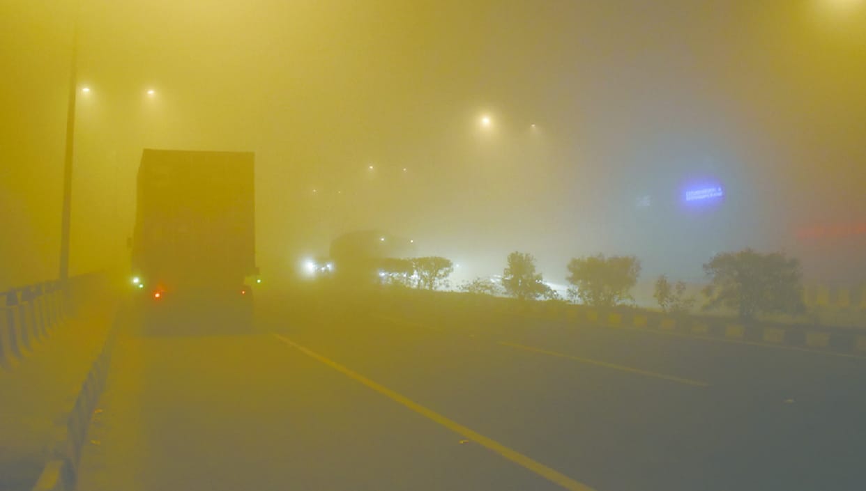 Maximum temperature dropped by seven degrees, no relief from cold
