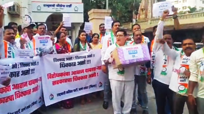 maharashtra news updates Woman attempts self immolation outside Vidhan Bhavan Thane NCP leader activists booke