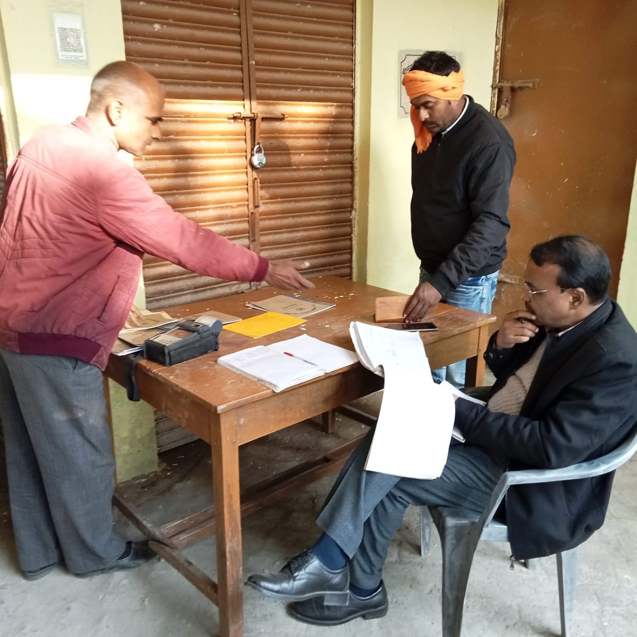 inspection,SDM,gonda,rice