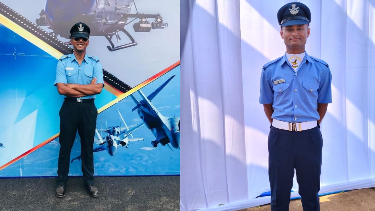 Devesh and Mridul Dubey become Flying Officers of Indian Air Force