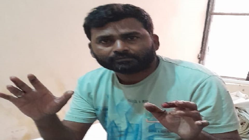 High tension line wire fell on the farmers working in the field