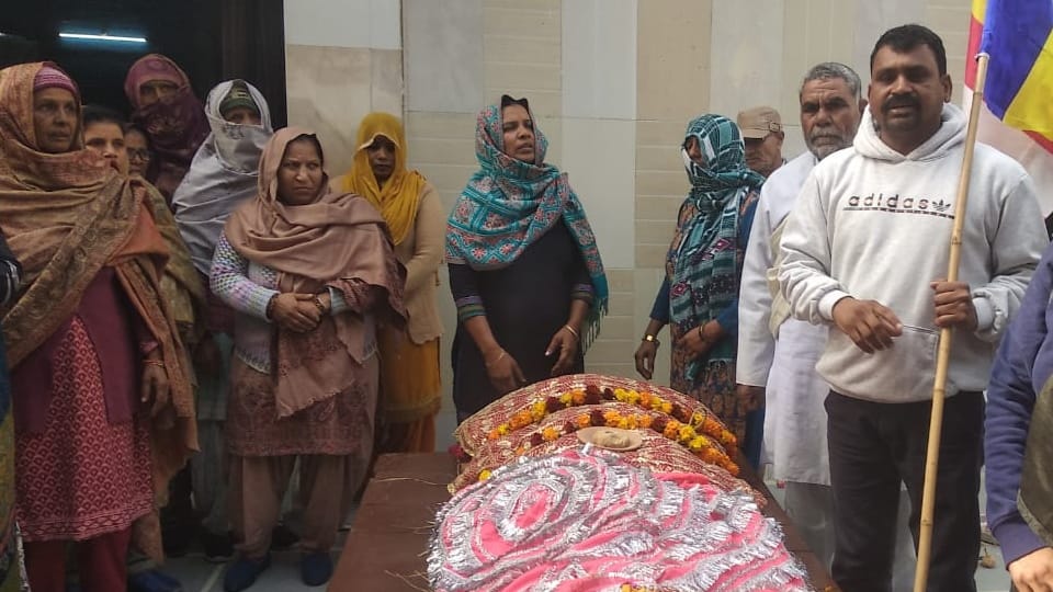 105 year old woman last rites performed by her daughter in law in Sonipat
