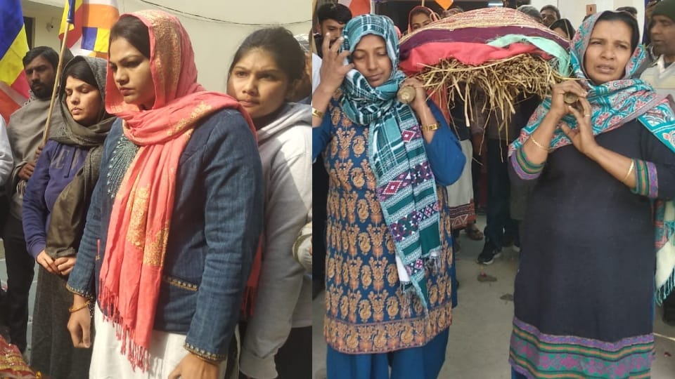 105 year old woman last rites performed by her daughter in law in Sonipat