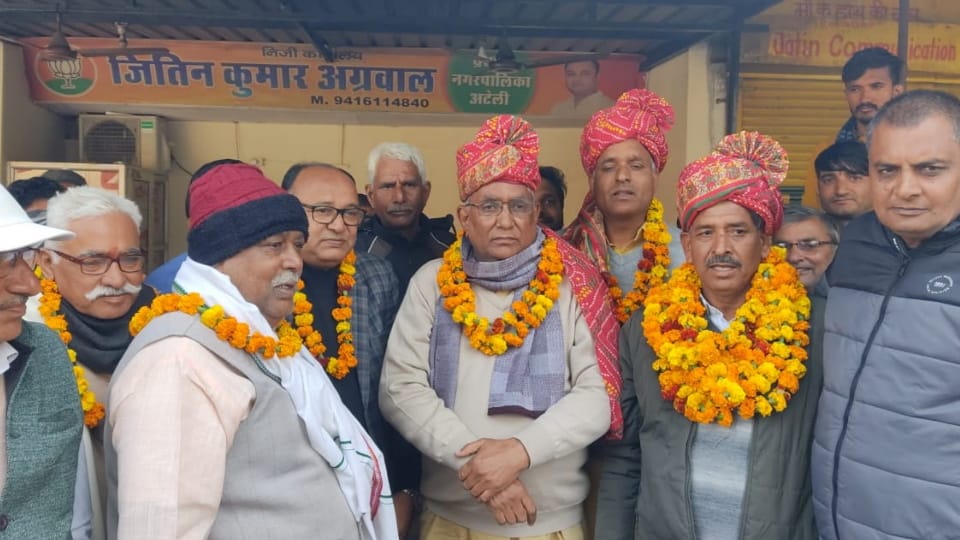 Narnaul: Ward 1 councilor Rajendra Prasad elected chairman of Ateli block committee