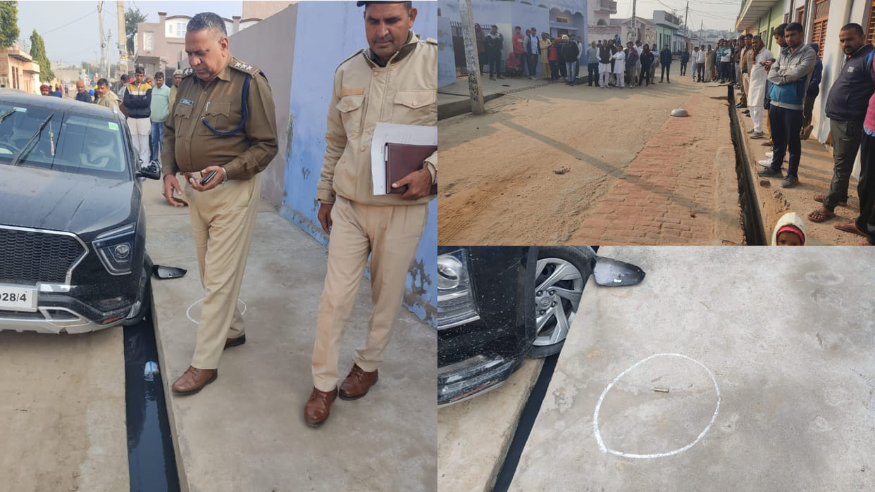 Husband of Badhda Panchayat Samiti member shot in Charkhi Dadri