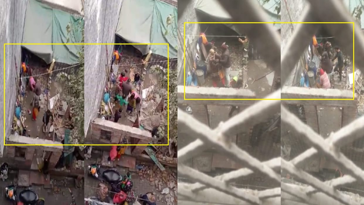 The attackers have beaten up to a pregnant woman in Meerut district and video viral