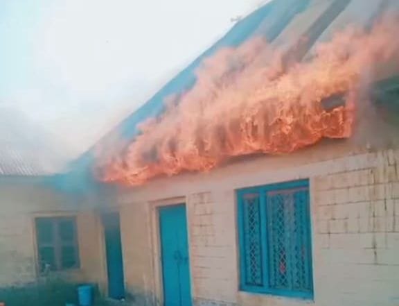 Two storey house burnt to ashes in Nalagarh's Kharpan