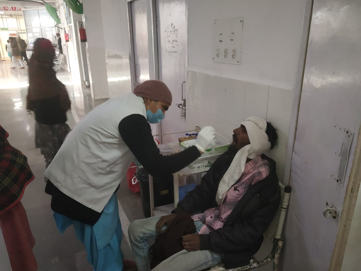 All patients suffering from cough, cold and breath will be sampled, employees instructed to wear masks