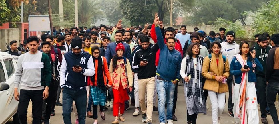 INSO protested against not releasing pending exam results