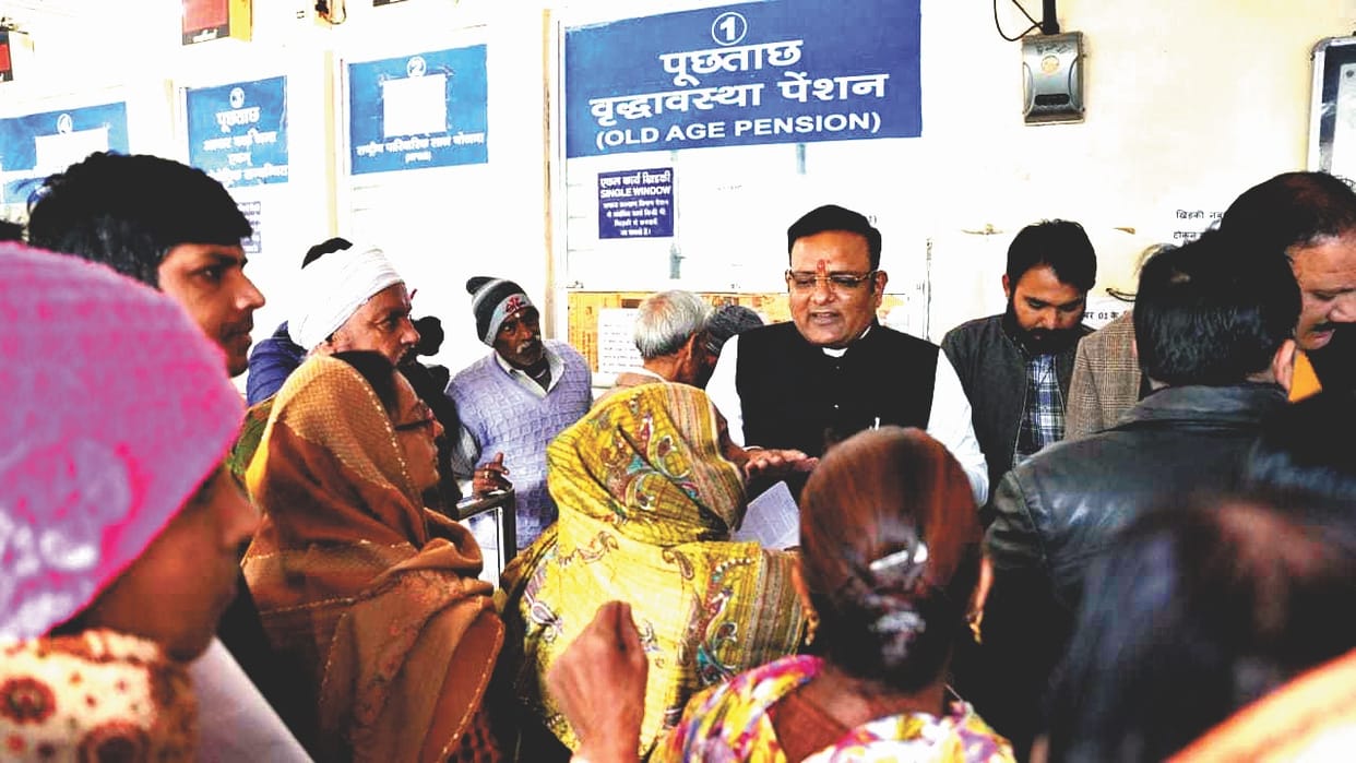 Decentralization process implemented for pension in Delhi