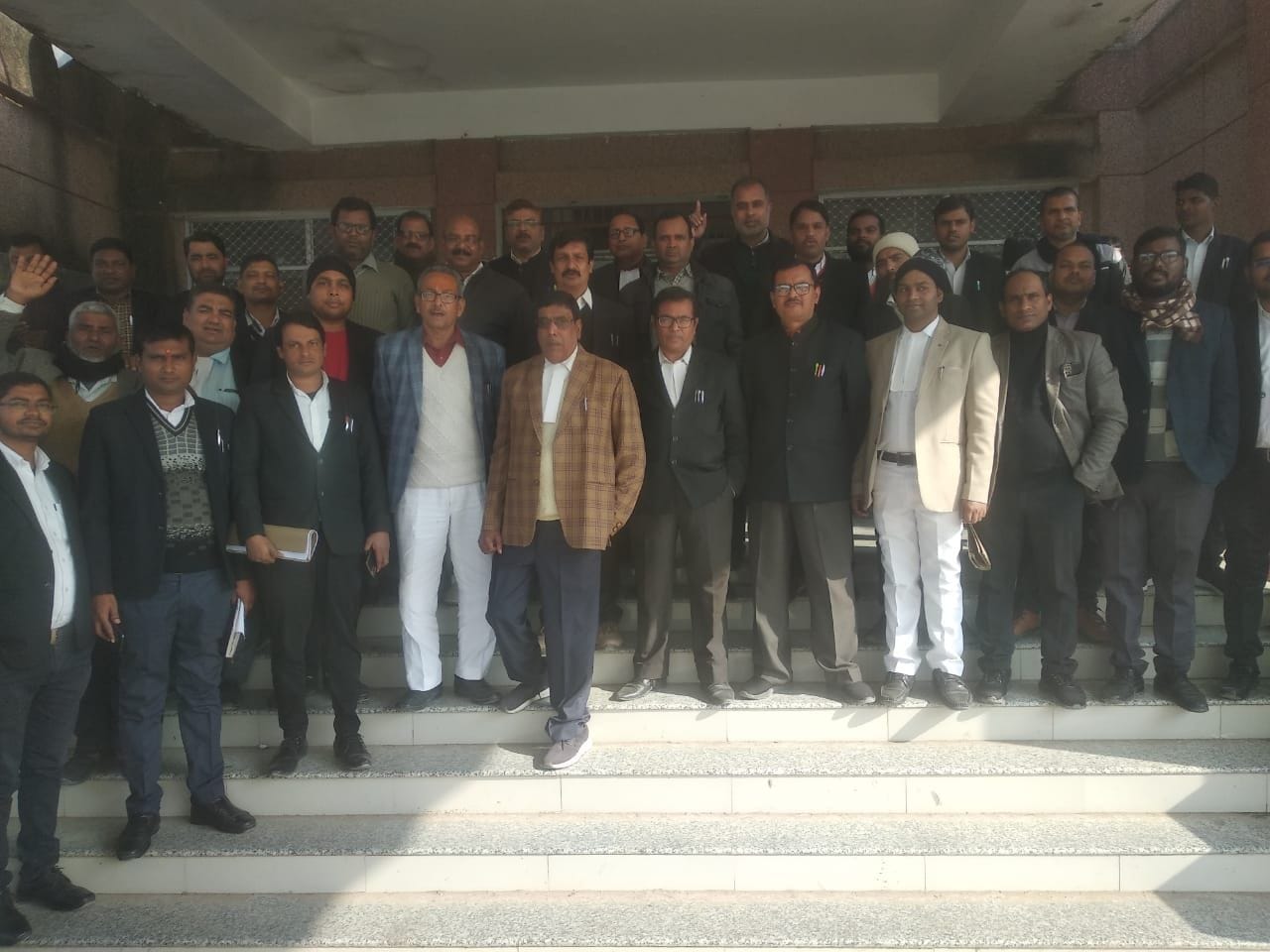 Lawyers demonstrated against Gram Nyayalaya