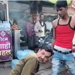 हरदा में आरक्षक के हंगामे का वीडियो वायरल हो गया है।