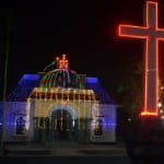 उज्जैन में चर्च बिजली की रोशनी से जगमगा रहे हैं।