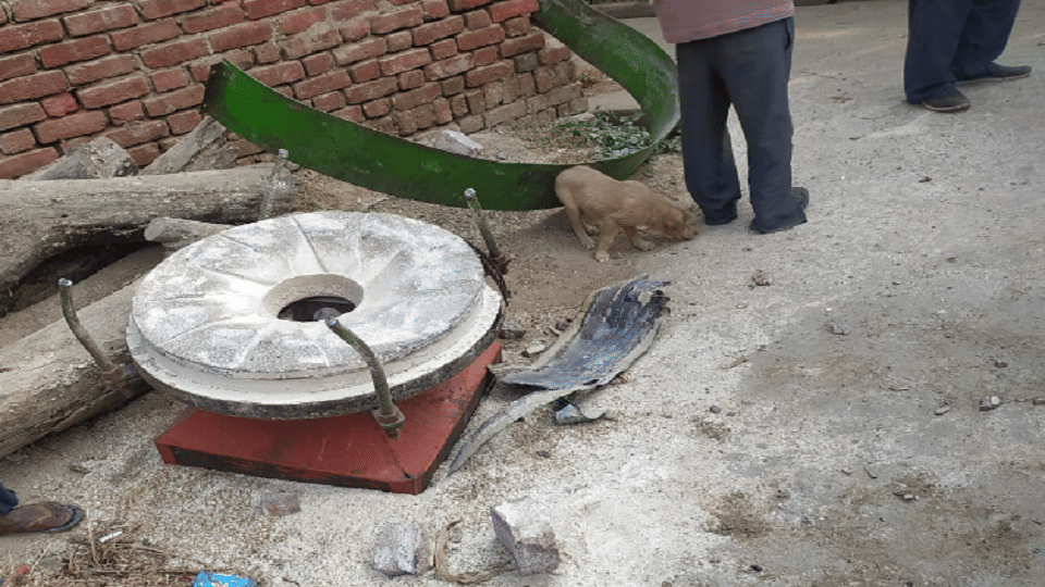 Painful accident due to explosion of flour mill five people including two women injured