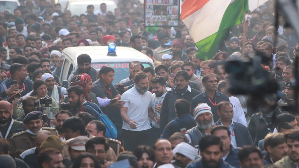 Rahul tries to tap traditional vote bank during Bharat Jodo Yatra in Delhi