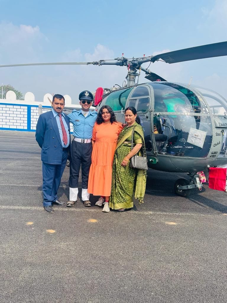 aditya sharma became flying officer in air force