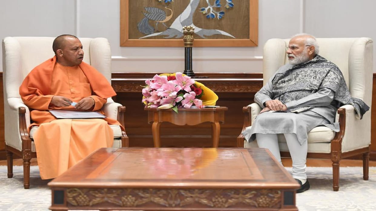 CM Yogi meets PM Modi in Delhi