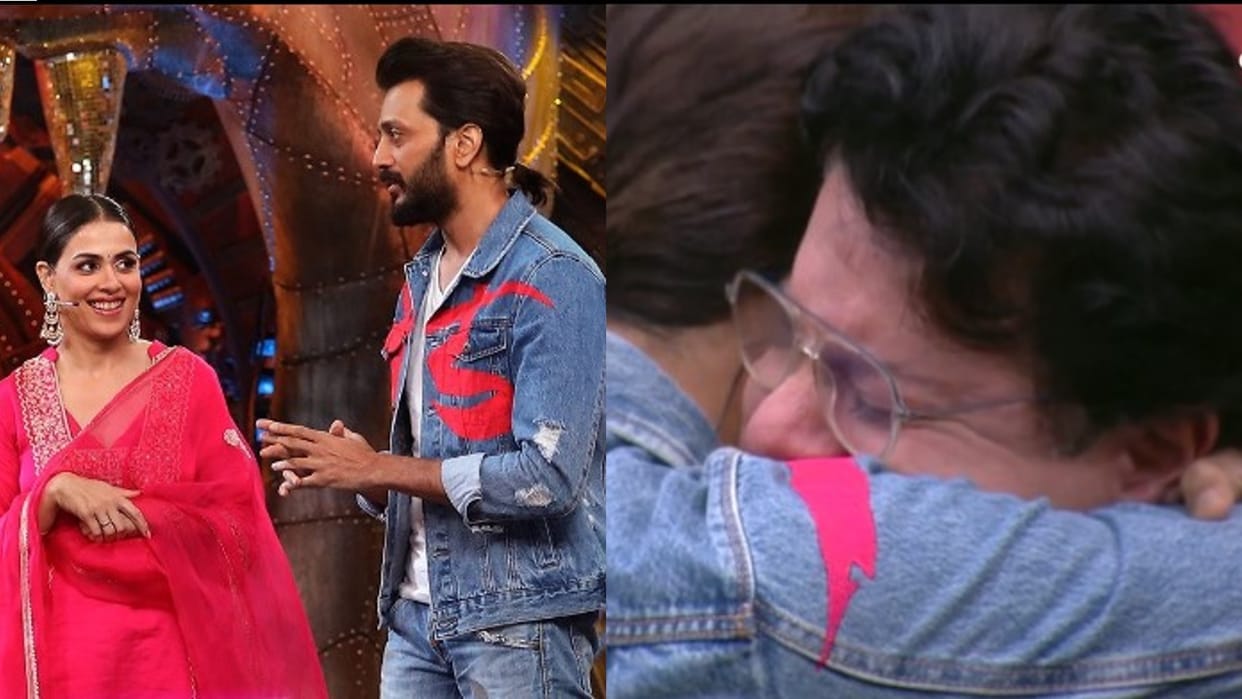 sajid khan cry after ritesh deshmukh and Genelia DSouza came bigg boss 16 house