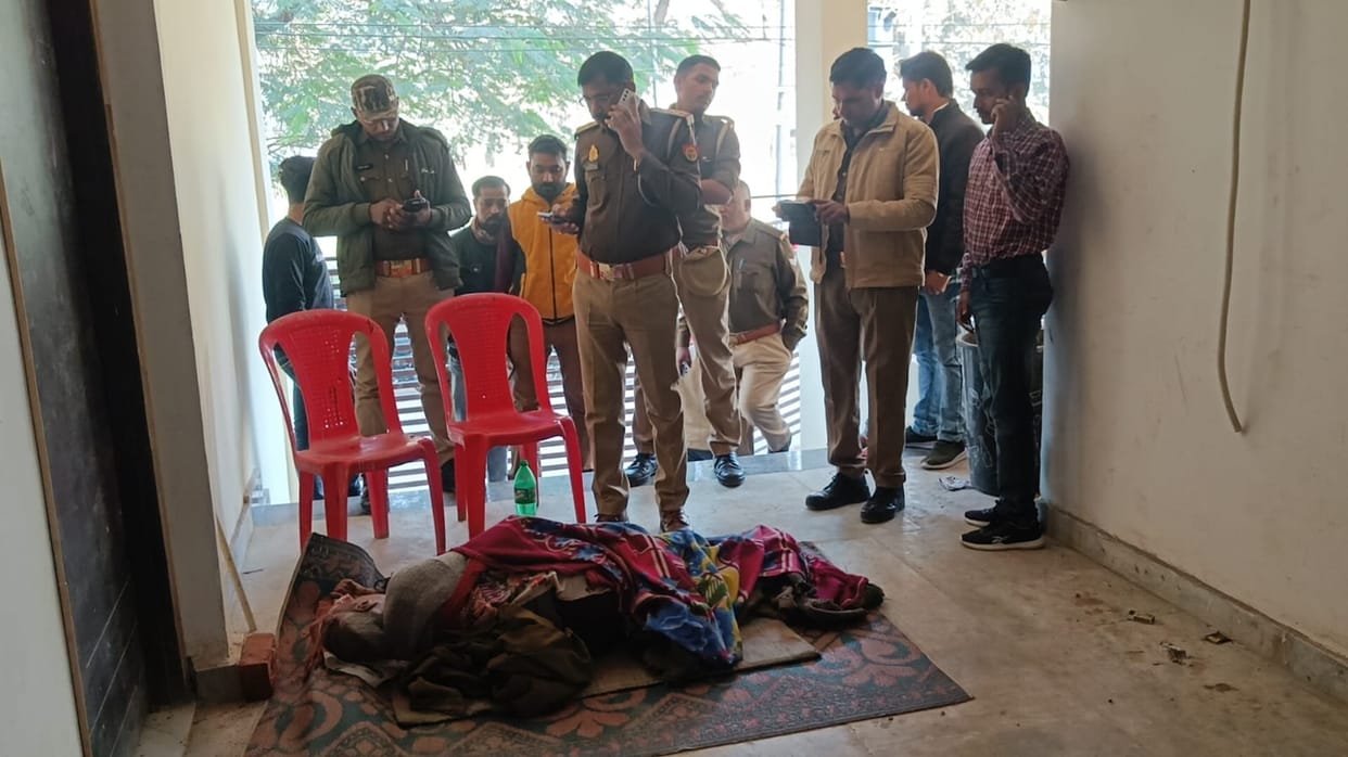 Security Guard Murder, Many bones were shattered due to a blow on the head, the suspect is seen in CCTV
