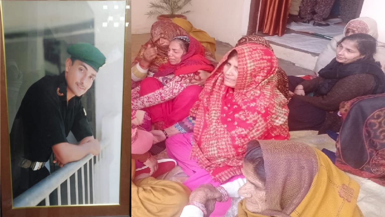 Muzaffarnagar: There is mourning in the family and village in the memory of martyr army hero Lokesh Sehrawat