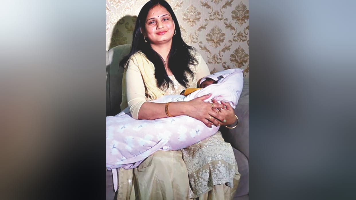 SHO wife breastfeeds baby girl found in bushes in Greater Noida
