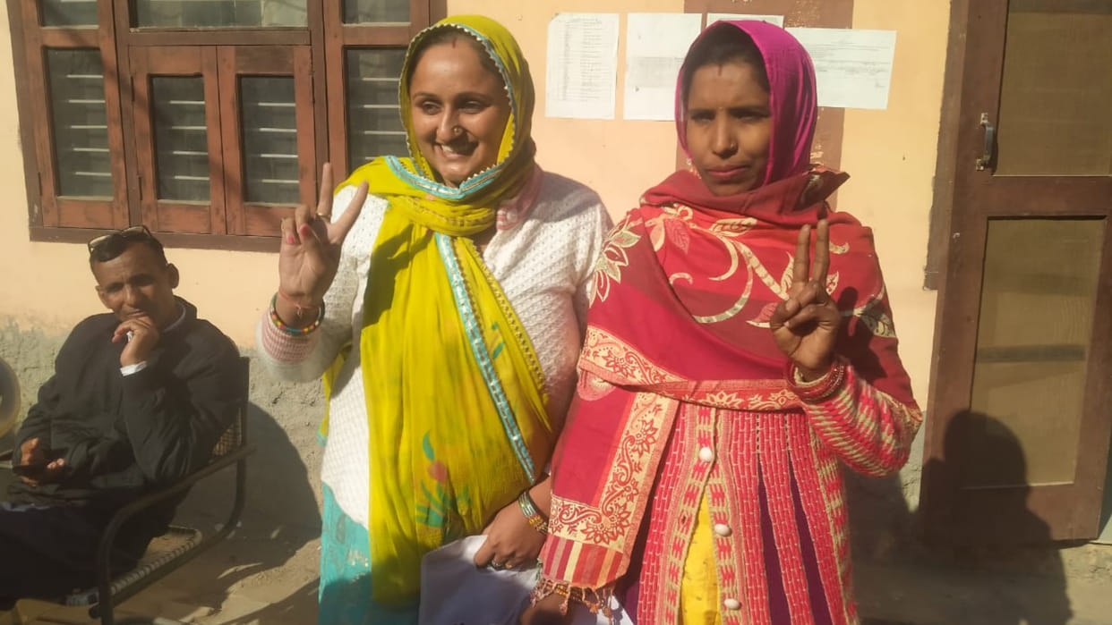 Charkhi dadri panchayat samiti election Seema Pradhan and Manisha became Deputy Pradhan