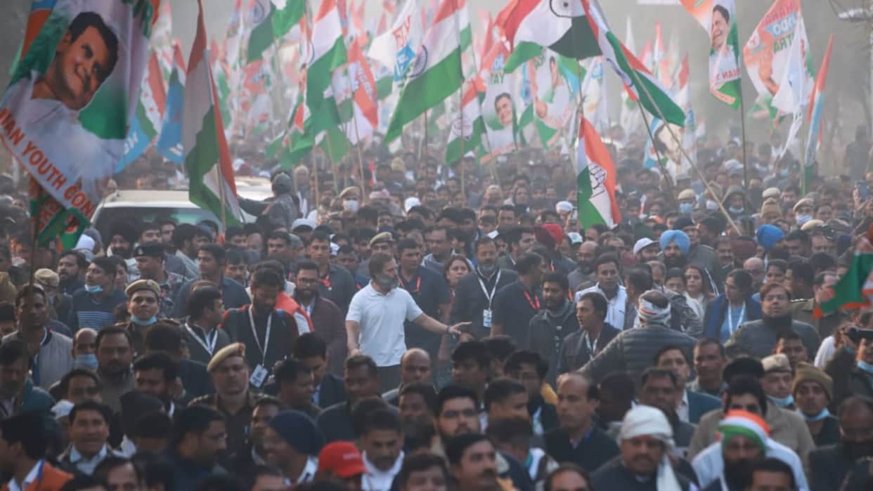 Lucknow News : Akhilesh, Mayawati, Jayat and Rajbhar invited for Bharat Jodo Yatra