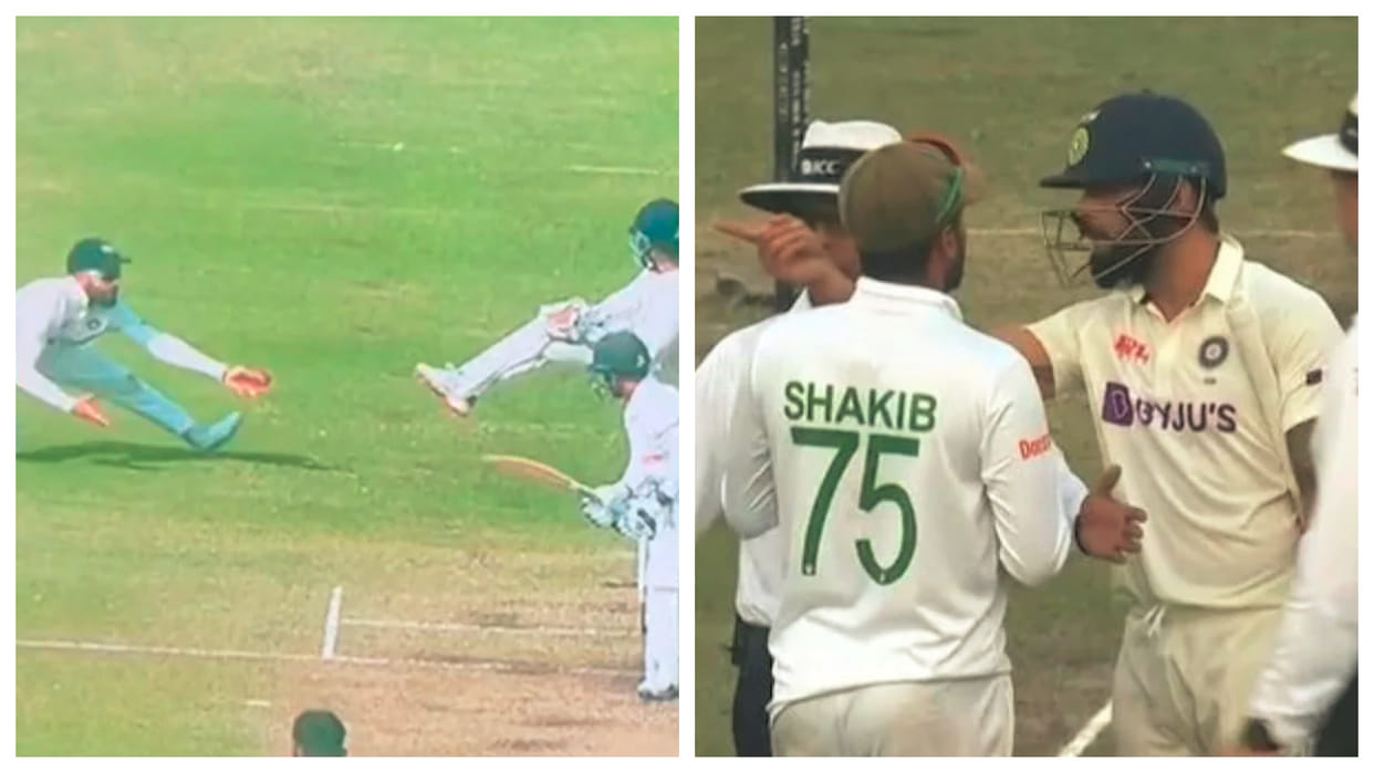 IND vs BAN Virat Kohli bad day in Dhaka first dropped four catches and then lost his temper after getting out