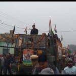 पीलीमंदोरी पहुंचा शहीद विकास का शव।