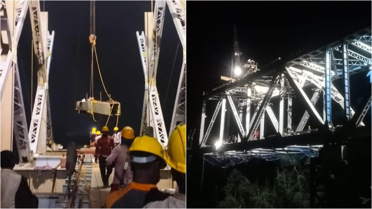 Fast-paced work on the Bairabi-Sairang rail project in Mizoram