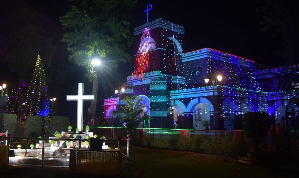 Happy Merry Christmas Lord Jesus born at midnight