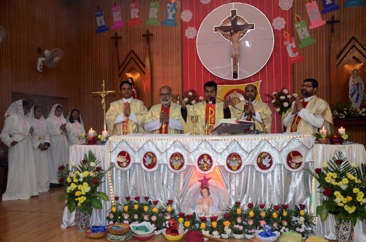 Birthday of Lord Jesus caught on camera in Aligarh