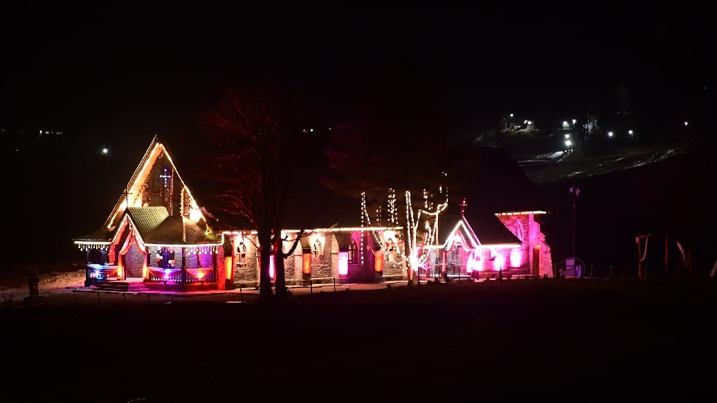 Jammu kashmir: Christmas festival celebrated today tableaux depicting the birth of Lord Jesus