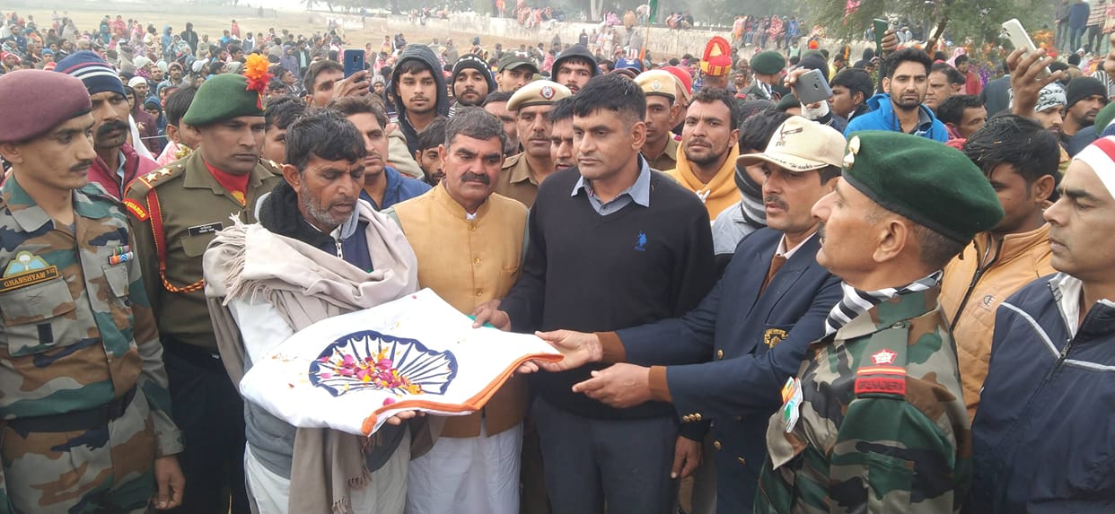 Four-and-a-half-month-old son pays tribute to martyred father