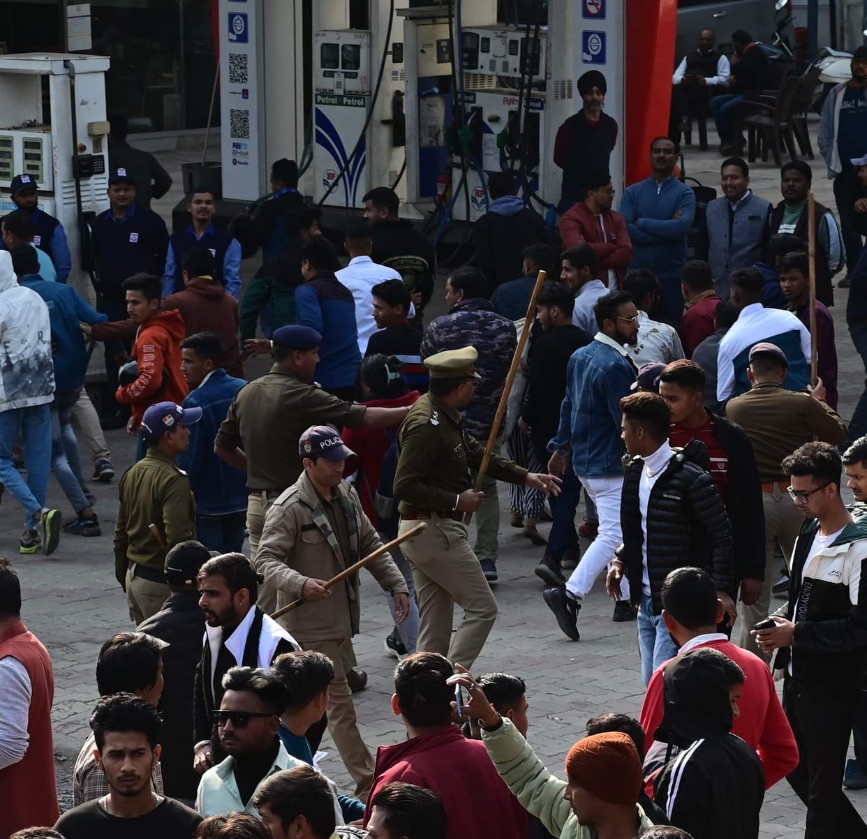 Rashmi Lamgadia's supporters were beaten with sticks even in the dark of night