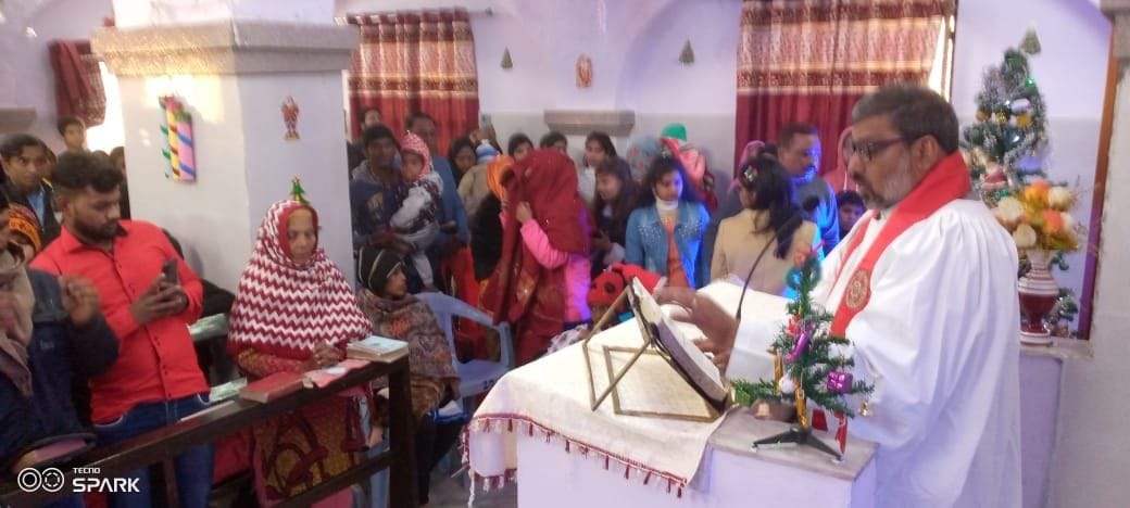 Hathras: Church lit up with lights, message given to spread happiness