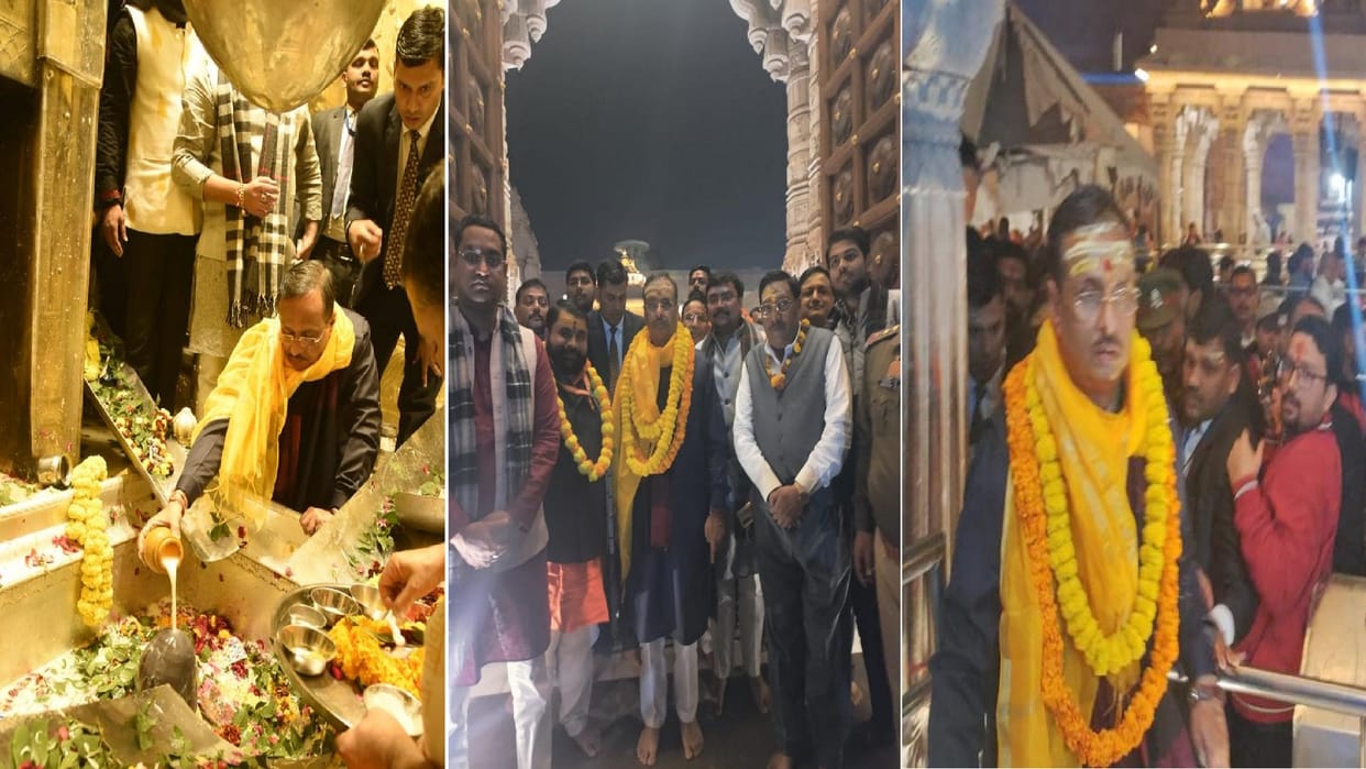 PHOTOS Former Deputy Chief Minister Dinesh Sharma seen in this style in Kashi, visited Baba Vishwanath
