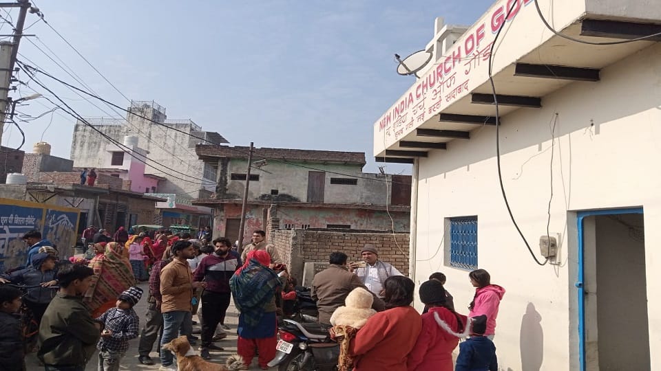 Police ran on the information of conversion in Sadabad