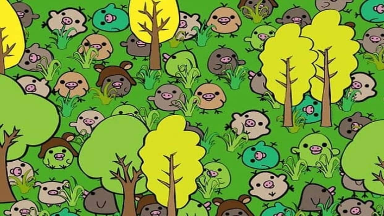 Optical illusion: Spot the hidden pig among birds in this pic within 15 seconds check your brain iq