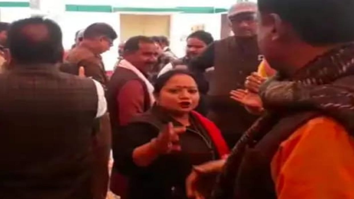Prayagraj News In-charge headmistress suspended for creating ruckus in the program organized on Good Governan