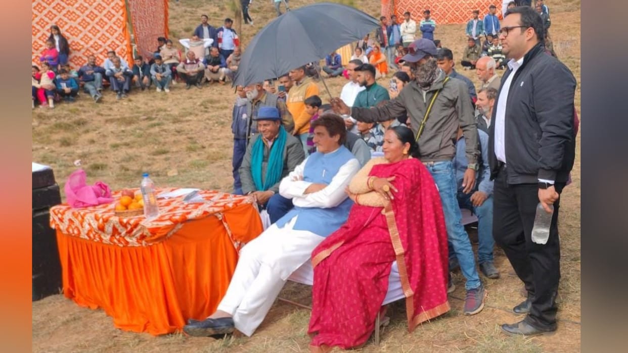 actor raj babbar movie shooting in Bijhri hamirpur himachal pradesh