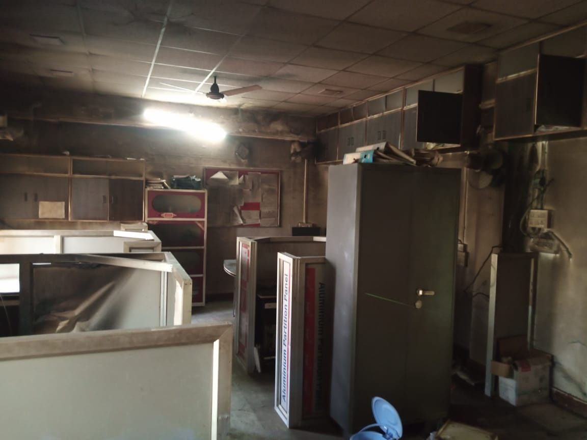 Fire broke out in CMO office, records burnt